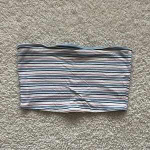 Forever 21 Women’s Multicolored Striped Tube Top